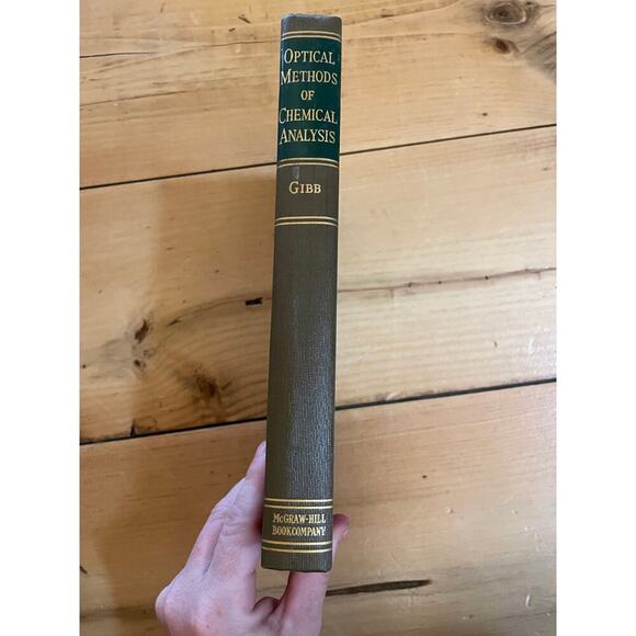 VTG International Chemical series: optical methods of chemical analysis by gibb - Picture 1 of 5